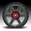 Rotiform KB1 R186 Matte Black Custom Wheels 6